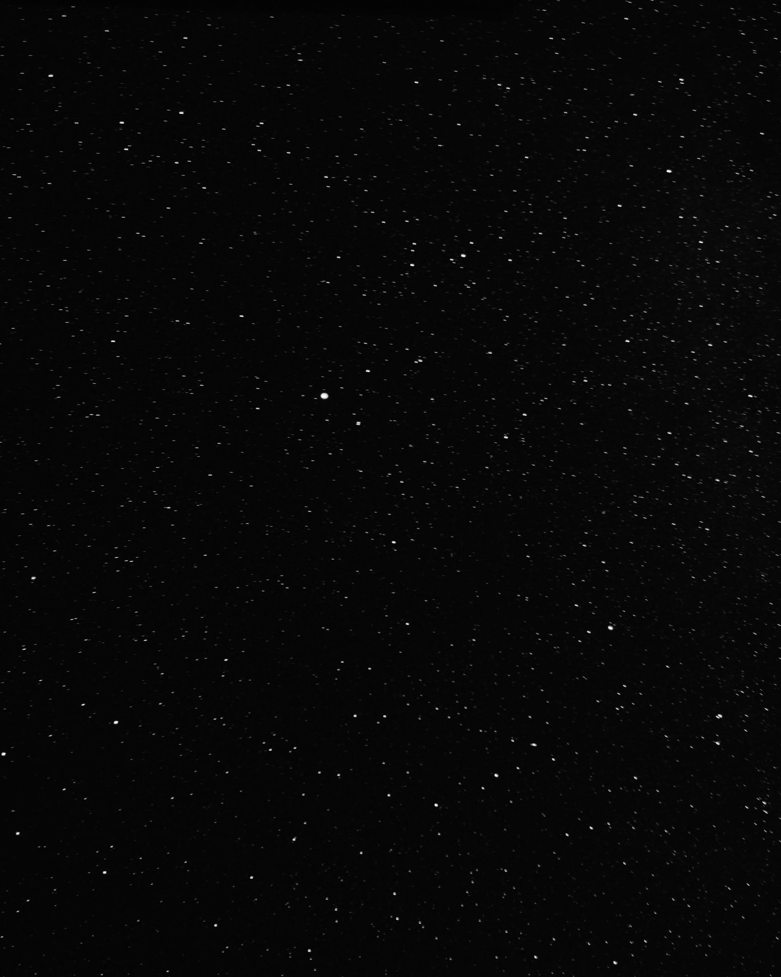 black and white stars in the sky